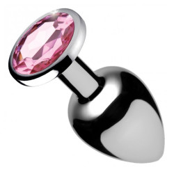 Booty Sparks Plug bijou Gem Rose 8 x 4 cm